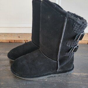 Bearpaw Boots NEW! Boshie Black Sweater boots sz. 7